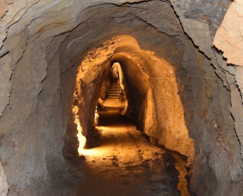 visita guiada a mina de oro